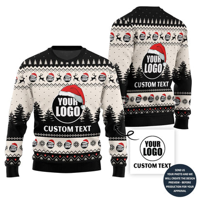 Custom Ugly Sweater With Logo And Company Name
