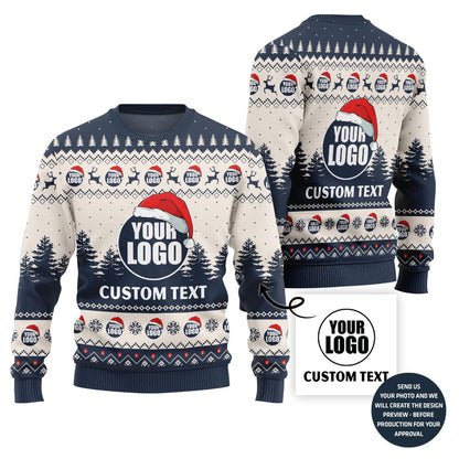 Custom Ugly Sweater With Logo And Company Name