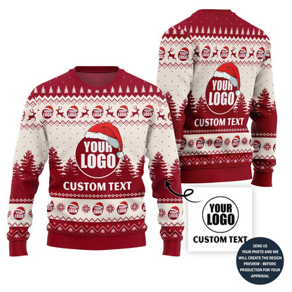 Custom Ugly Sweater With Logo And Company Name