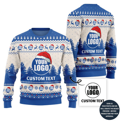 Custom Ugly Sweater With Logo And Company Name