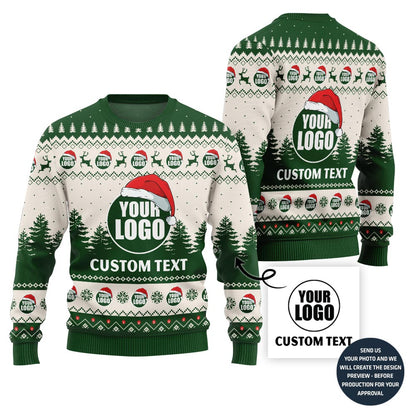 Custom Ugly Sweater With Logo And Company Name