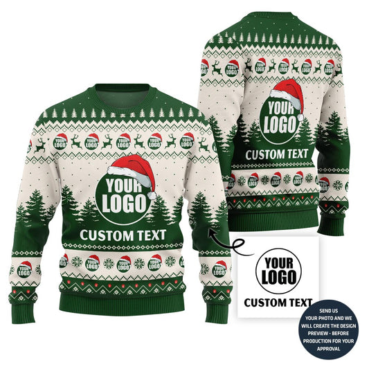 Custom Ugly Sweater With Logo And Company Name
