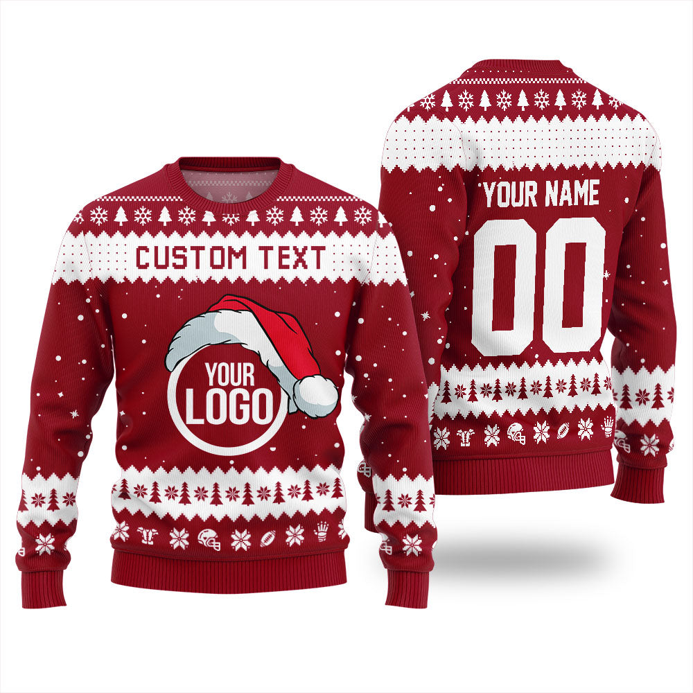 Custom Ugly Sweater With Logo For Men