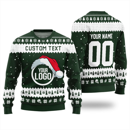 Custom Ugly Sweater With Logo For Team