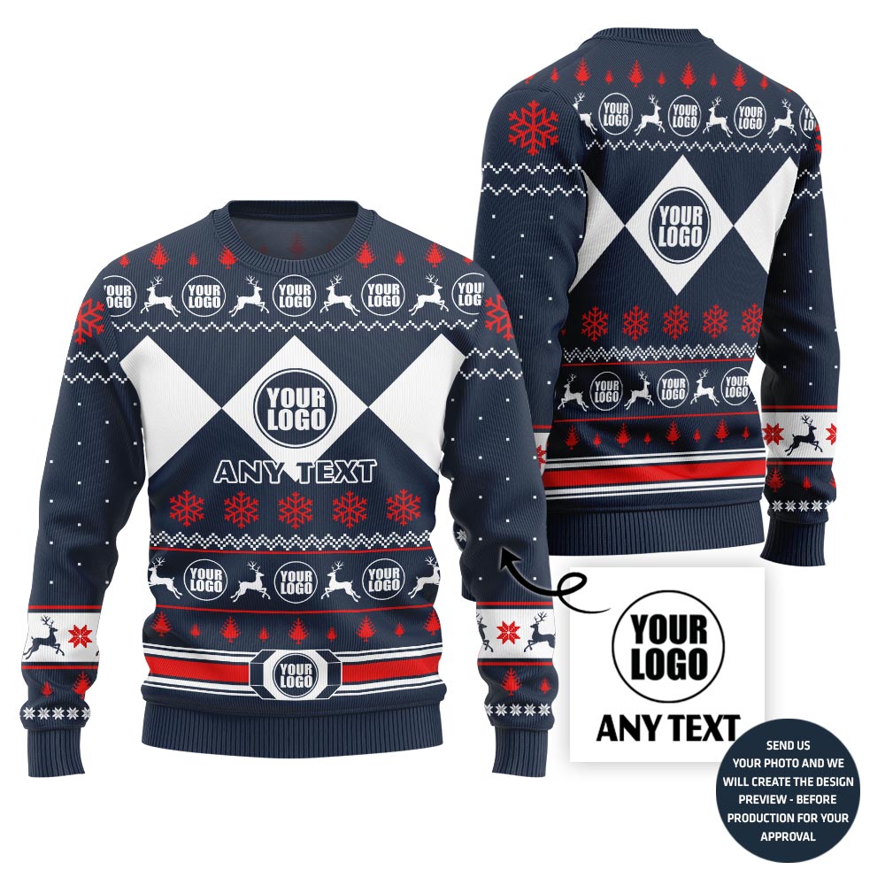Custom Ugly Sweater With Your Company Logo