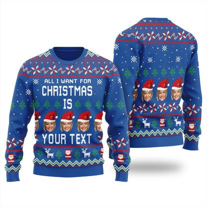 Custom Ugly Sweater With Your Photo
