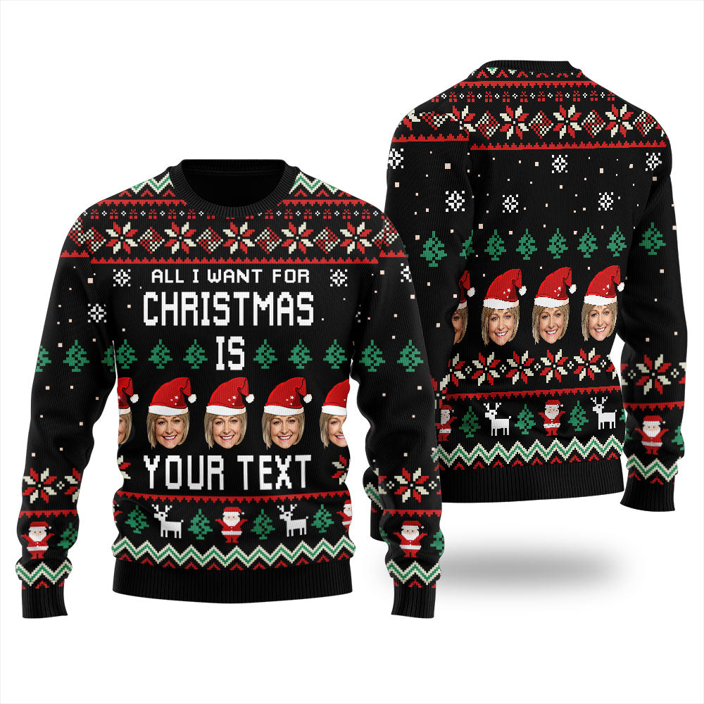Custom Ugly Sweater With Your Photo