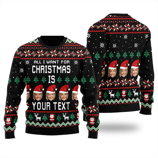 Custom Ugly Sweater With Your Photo