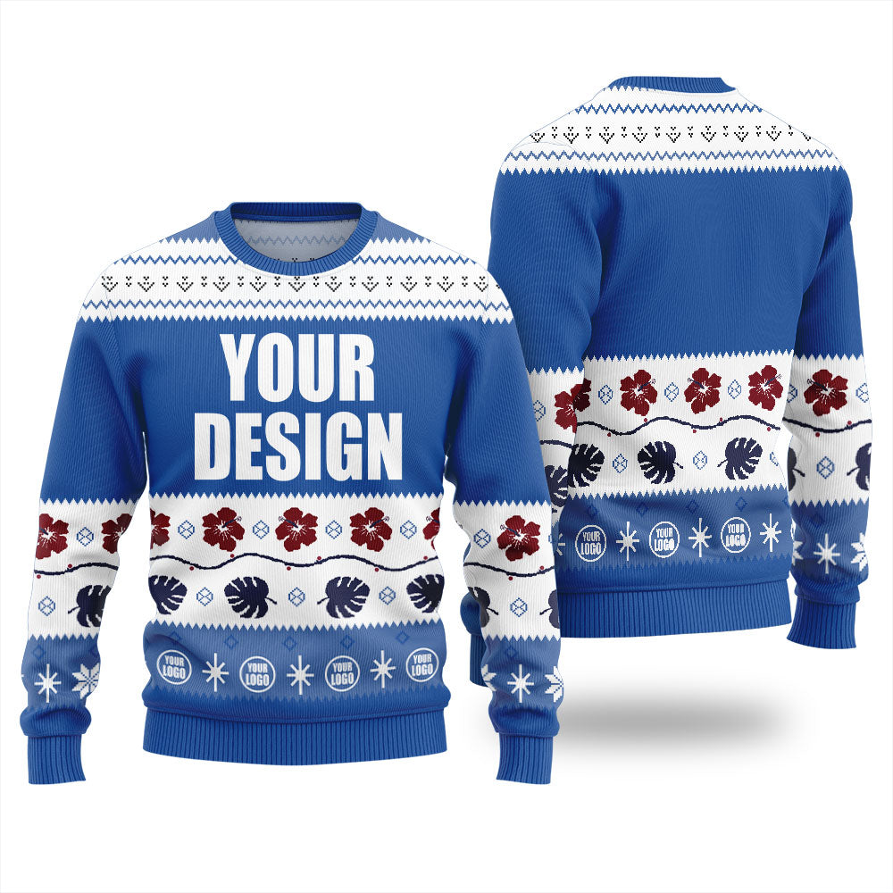 Custom Unique Design And Logo For Business Ugly Sweater Womens