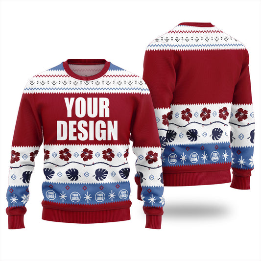 Custom Unique Design And Logo For Business Ugly Sweater Womens