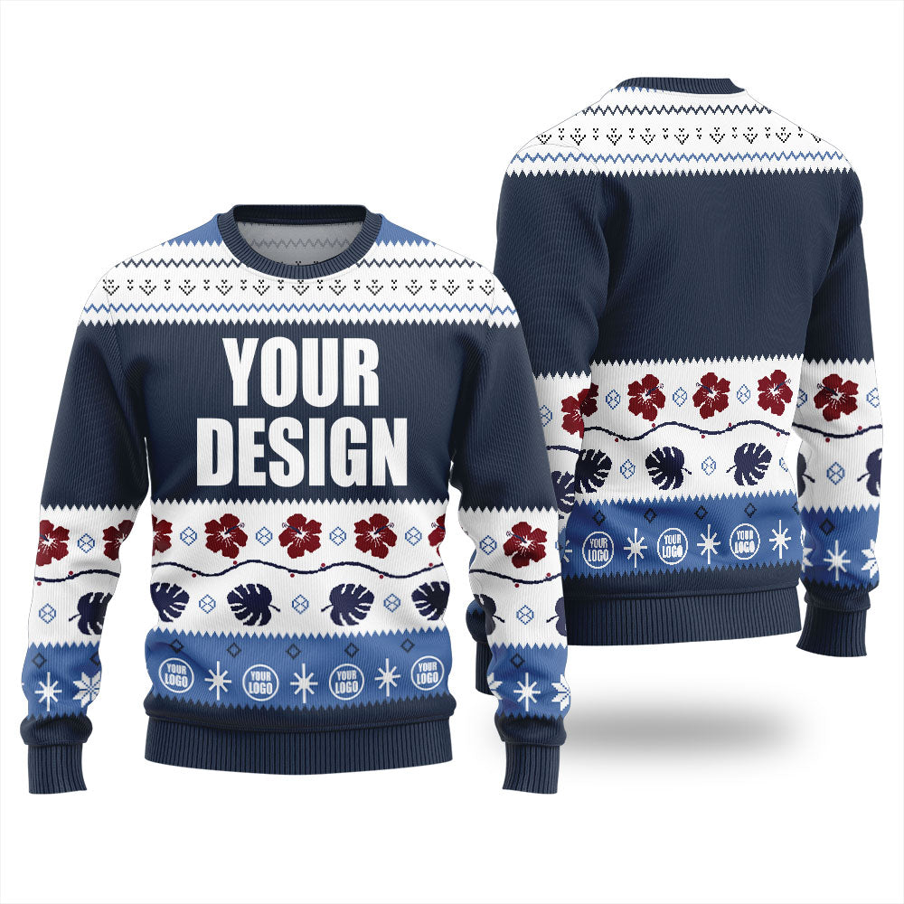 Custom Unique Design And Logo For Business Ugly Sweater Womens