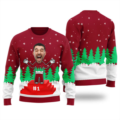 Custom Winner Ugly Sweater Award Christmas Sweater