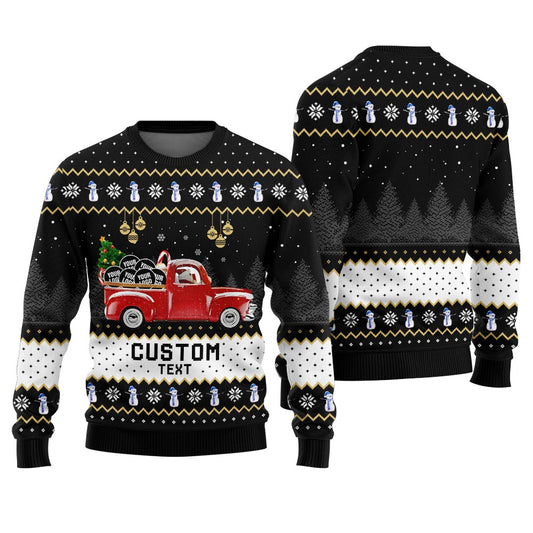 Custom Your Logo Car Xmas Sweaters