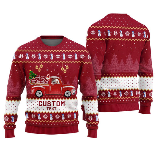 Custom Your Logo Car Xmas Sweaters