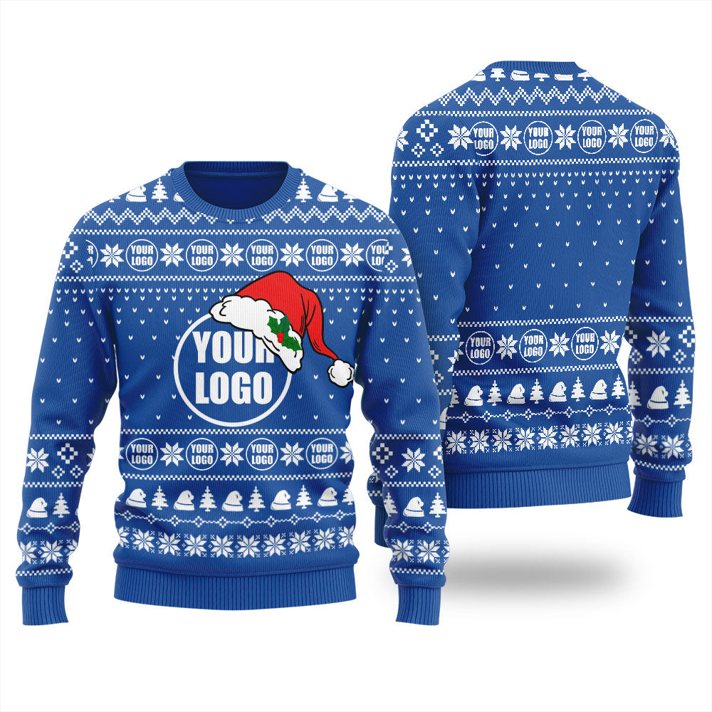 Custom Your Logo Ugly Christmas Sweater Women