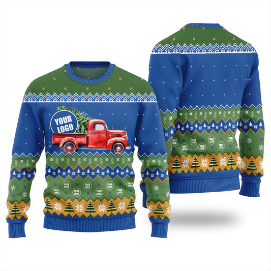 Custom Your Logo Xmas Sweaters For Ladies