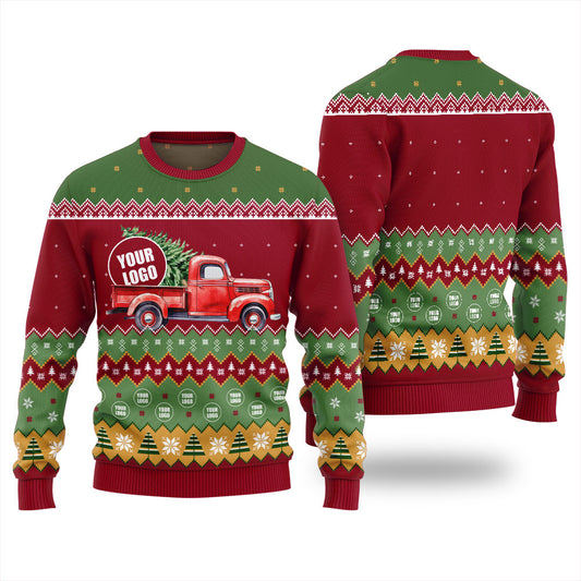 Custom Your Logo Xmas Sweaters For Ladies