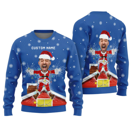Custom Yourself Christmas Vacation Poster Christmas Sweater Women