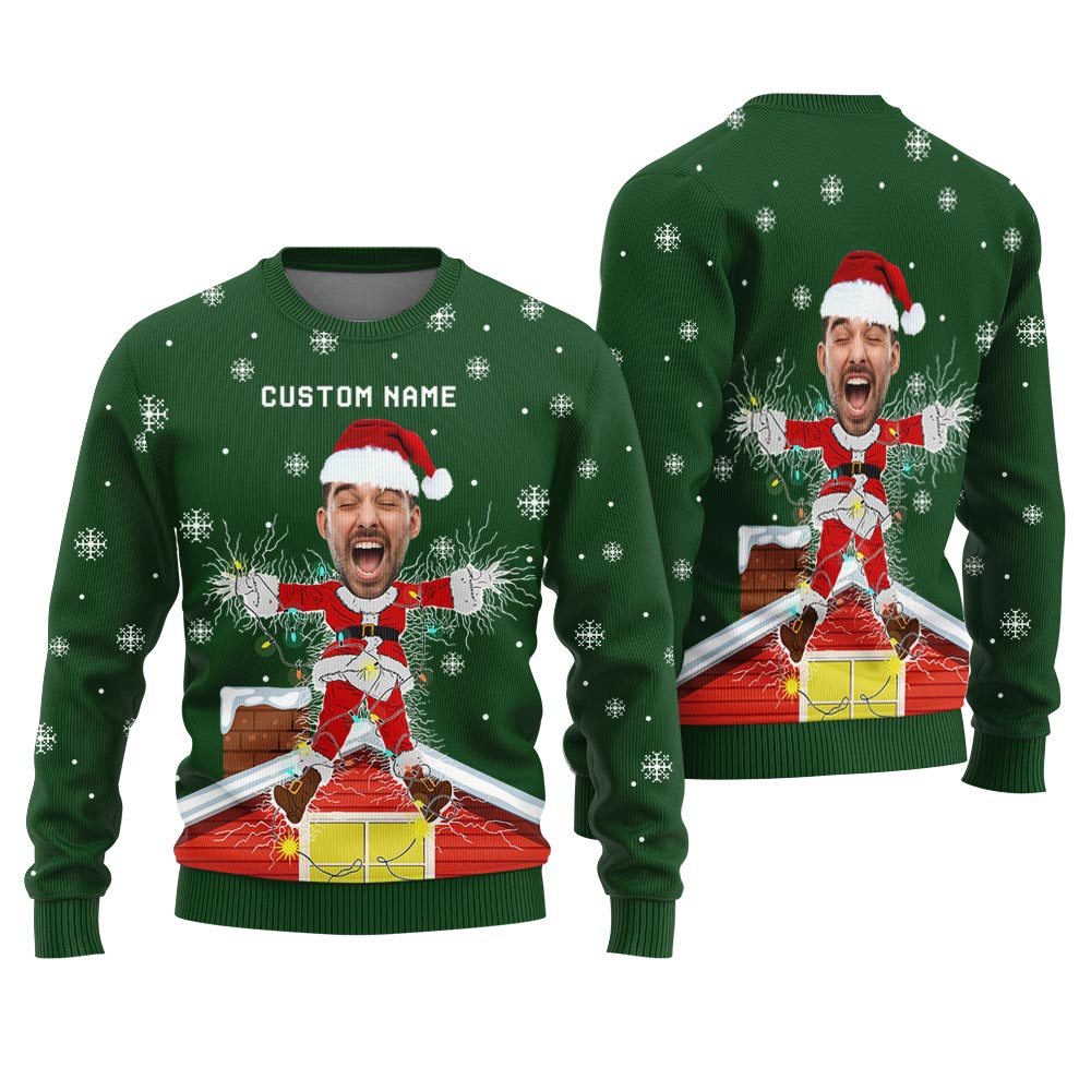 Custom Yourself Christmas Vacation Poster Christmas Sweater Women