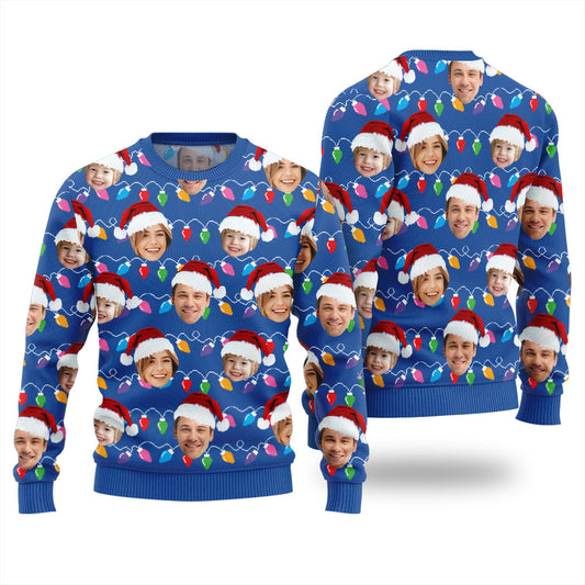 Customize Ugly Christmas Sweater For Men