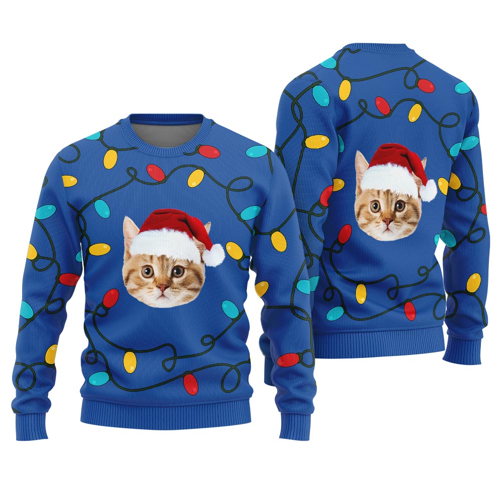 Cute Custom Pet Christmas Sweater