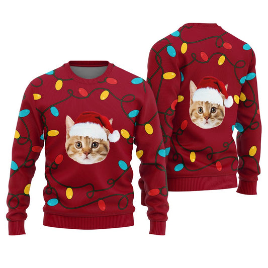Cute Custom Pet Christmas Sweater