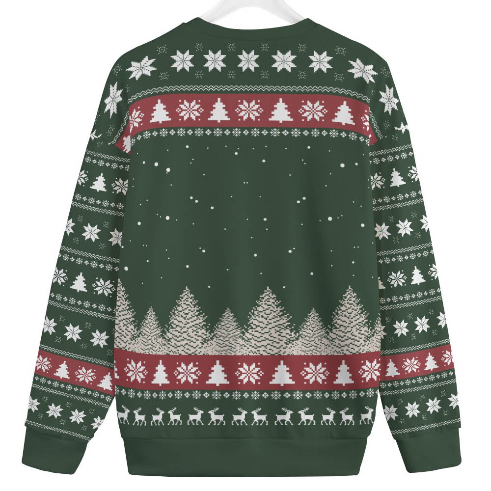 Cute Ninja Gingerbread Mens Big And Tall Christmas Sweater