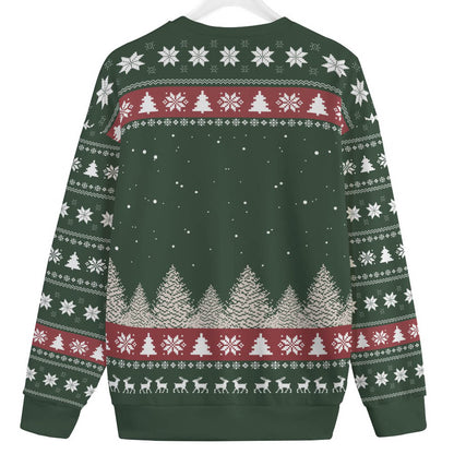 Cute Ninja Gingerbread Mens Big And Tall Christmas Sweater
