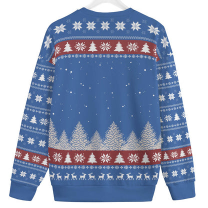 Cute Ninja Gingerbread Mens Big And Tall Christmas Sweater