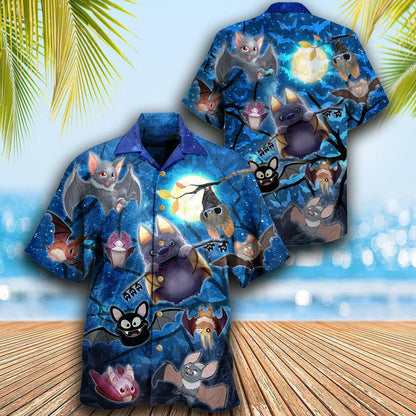 Bat Cute Bats Of The Night Not Scared But Cute - Hawaiian Shirt 