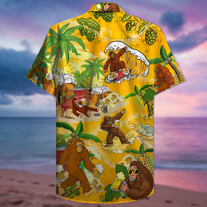 Bigfoot Summer Beer - Hawaiian Shirt 