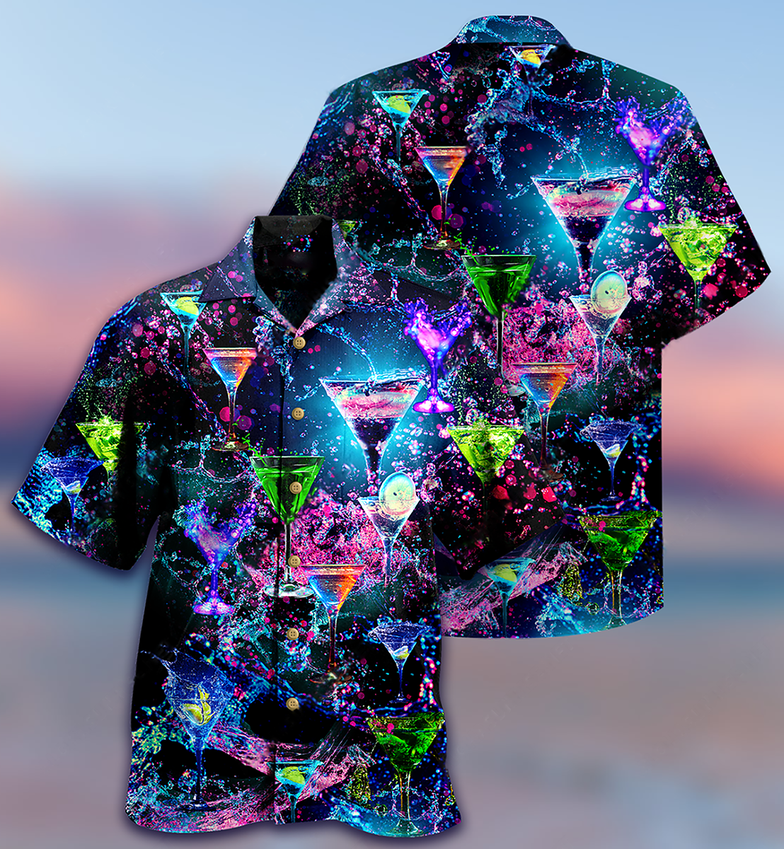 Cocktail There's Always Time For A Cocktail - Hawaiian Shirt 