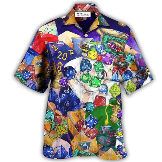 Hawaiian Shirt / Adults / S D20 Always Examine The Dice - Hawaiian Shirt 