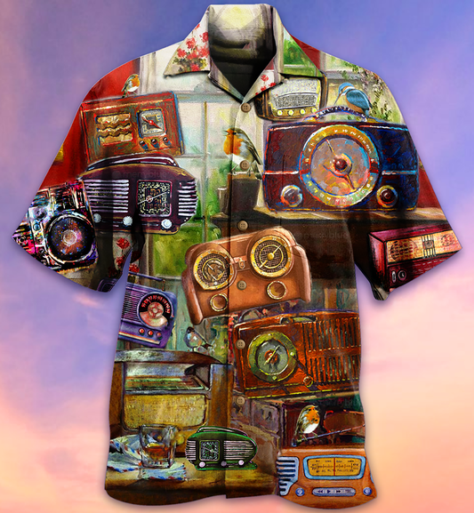 Radio A Peaceful Morning With Radio - Hawaiian Shirt 
