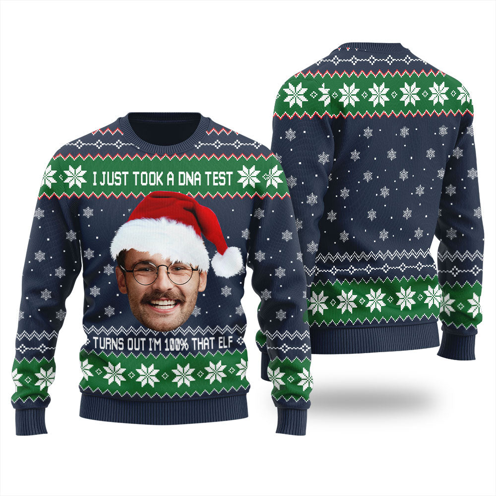 DNA Test 100% ELF Custom Ugly Sweater
