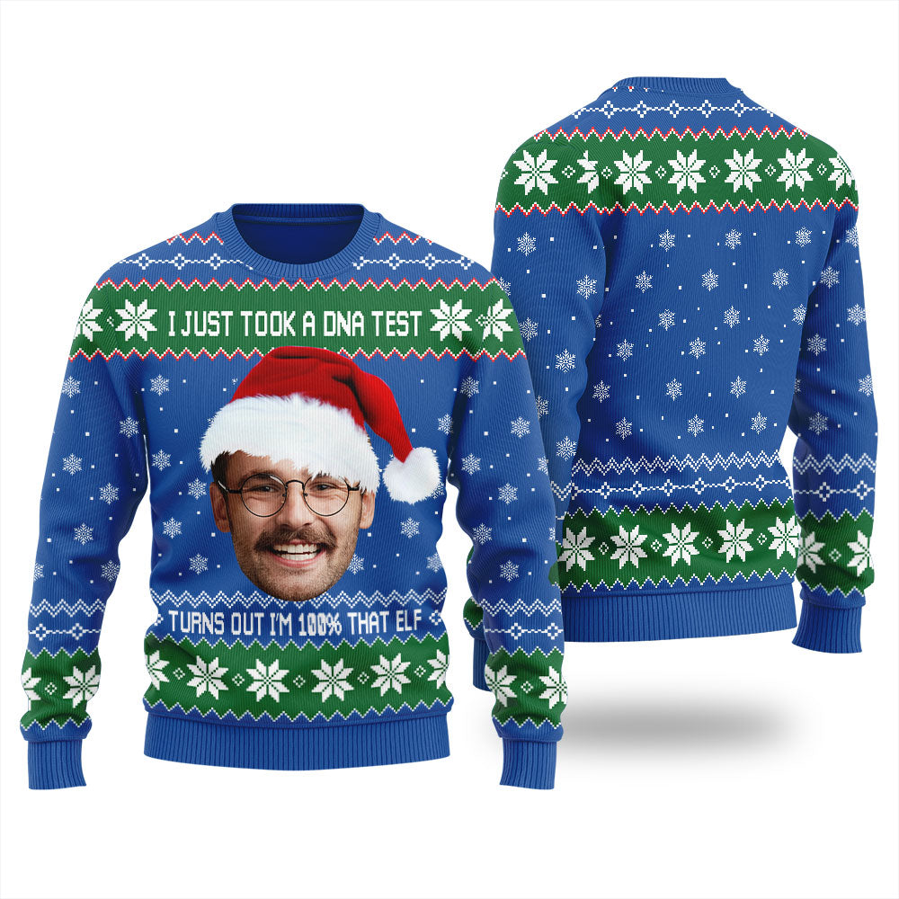 DNA Test 100% ELF Custom Ugly Sweater