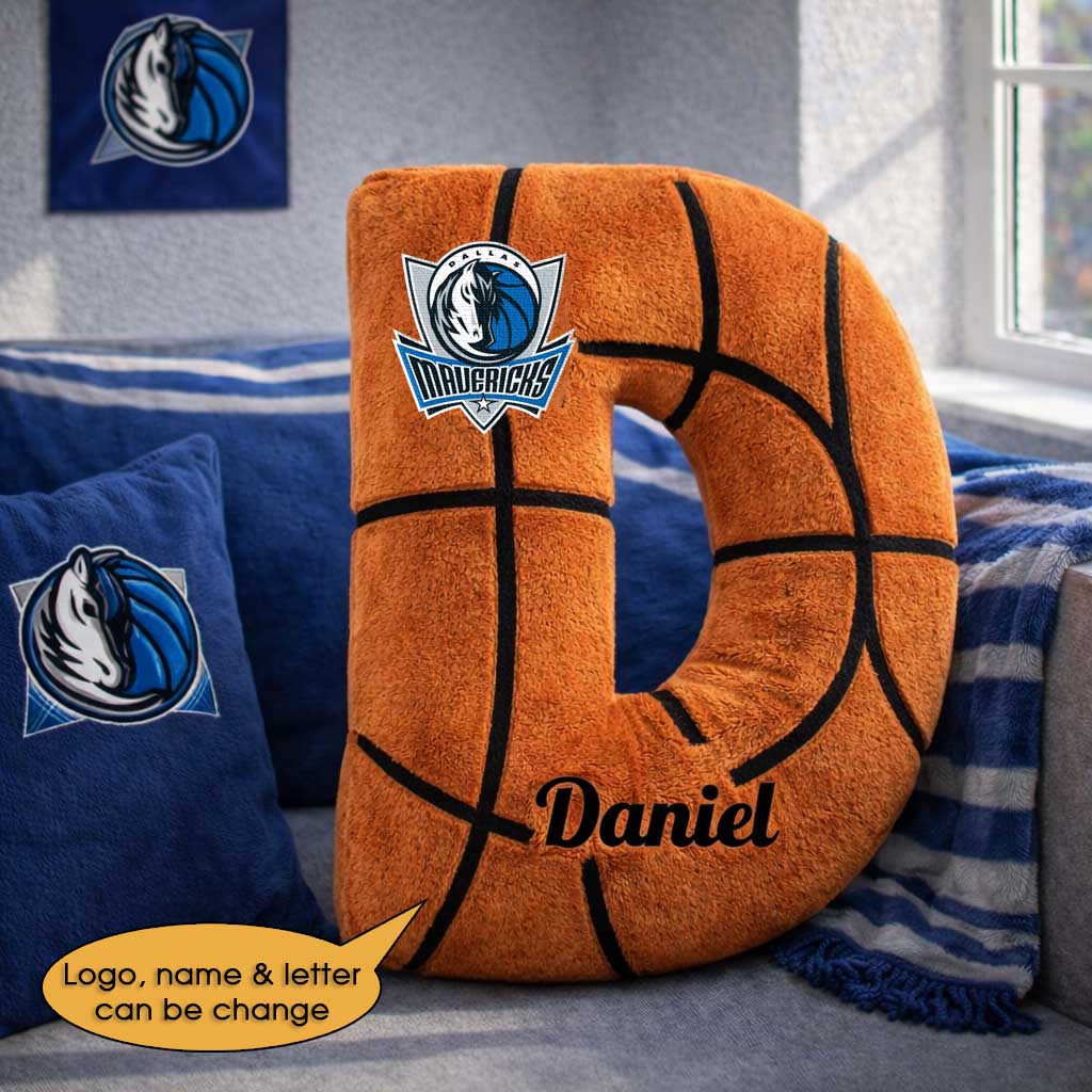 Basketball Pillow Custom Name and Logo All Teams Irregular-Shaped Pillow Custom