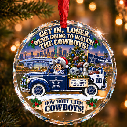 Football team Style 09 Glass Ornament mockup | 5To9Vibe