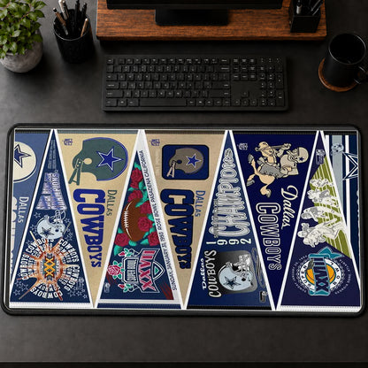 All Football Teams Vintage Anniversary For Fans Desk Mat Mouse Pad Trending - 5to9vibe