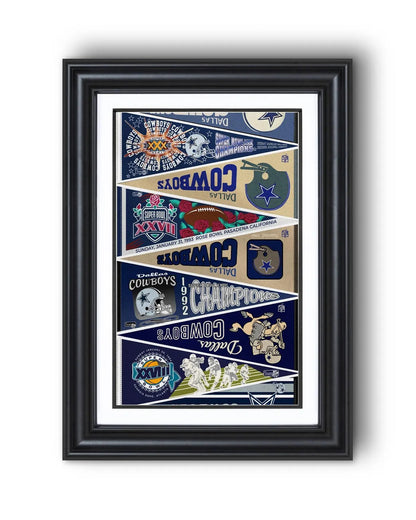 All Football Teams Vintage Anniversary For Fans No Frame Vertical Poster - 5to9vibe