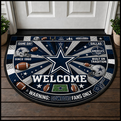Football All Teams Custom Premium Welcome Mat – Personalized Doormat
