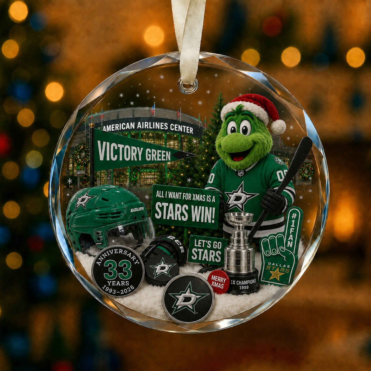 All Hockey Teams Christmas Glass Ornament With Gift Box Trending - 5to9vibe