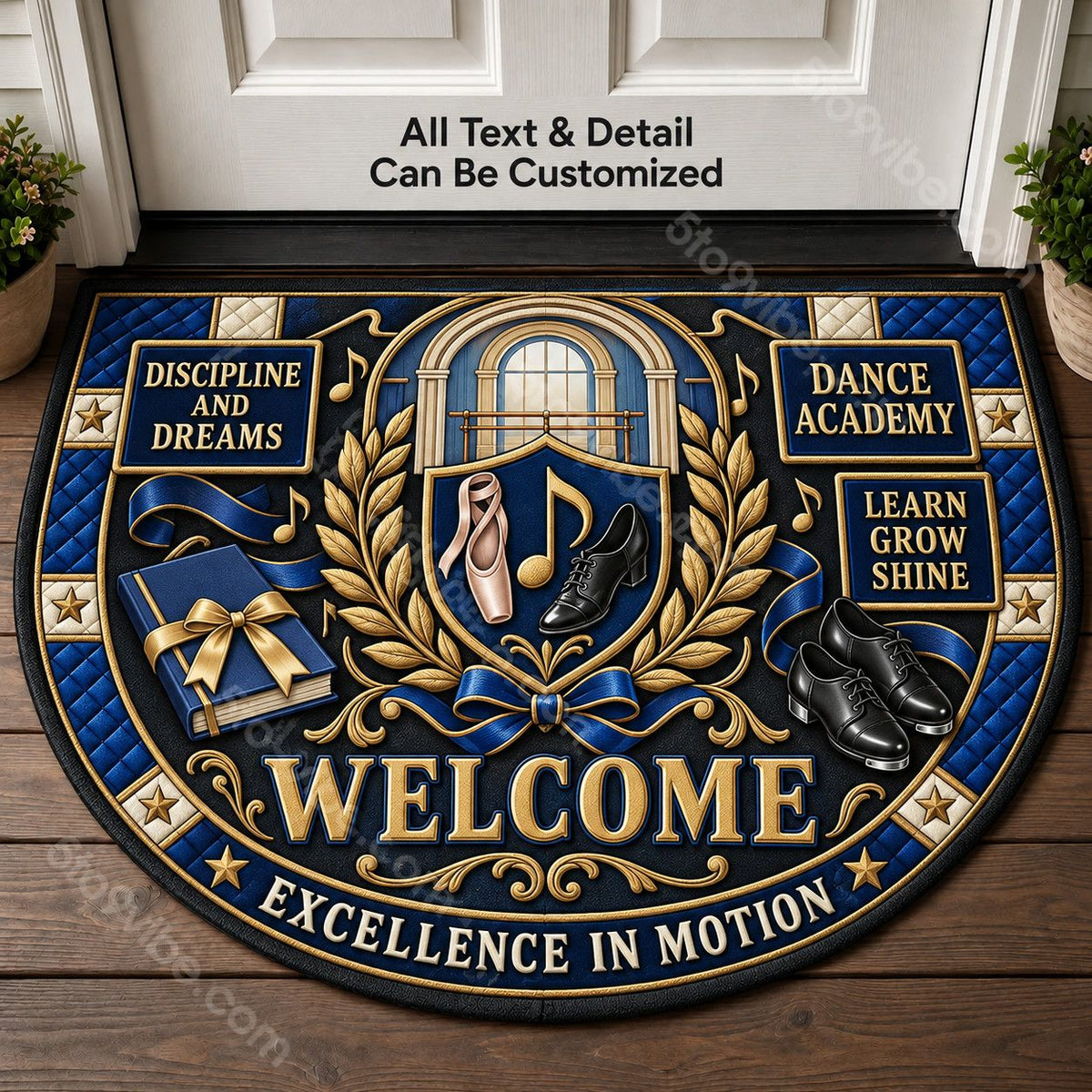 Dance Academy Personalized Half Round Mat | 5To9Vibe