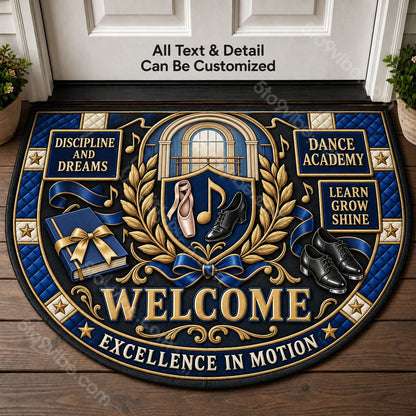 Dance Academy Personalized Half Round Mat | 5To9Vibe