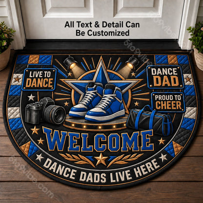 Dance Dad Personalized Half Round Mat | 5To9Vibe