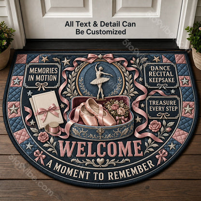 Dance Recital Keepsake Personalized Half Round Mat | 5To9Vibe