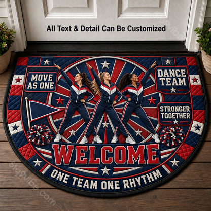 Dance Team Personalized Half Round Mat | 5To9Vibe