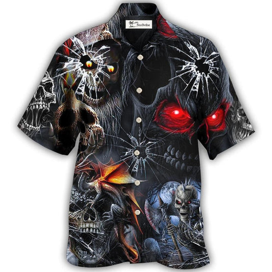 Skull Dark Skull Style - Hawaiian Shirt 