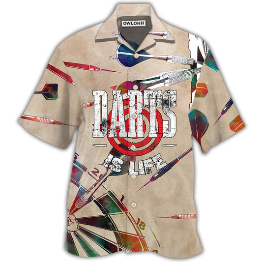 Hawaiian Shirt / Adults / S Darts Is Life Vintage - Hawaiian Shirt 