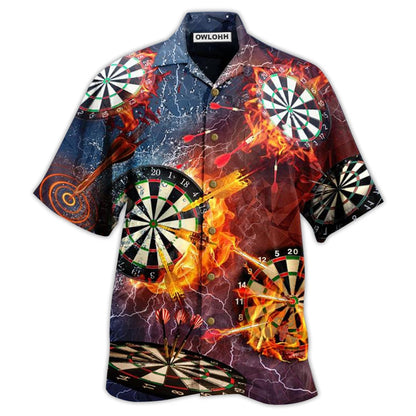 Hawaiian Shirt / Adults / S Darts Love It Fire - Hawaiian Shirt 